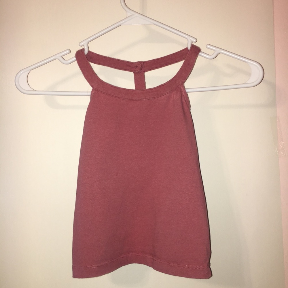 Charlotte Russe Mauve Crop Top
